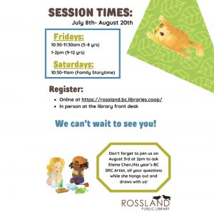 Summer Reading Club (Ages 5-8) - Rossland @ Rossland Library