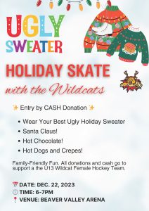 Ugly Sweater Holiday Skate (All Ages) - Fruitvale @ Rossland Arena