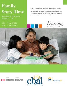 Family Story Time (All Ages) - Online