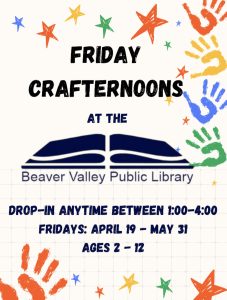 Friday Crafternoons (2-12 years) - Fruitvale @ Beaver Valley Library | Fruitvale | British Columbia | Canada