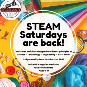Steam Saturdays (All Ages) - Rossland @ Rossland Museum