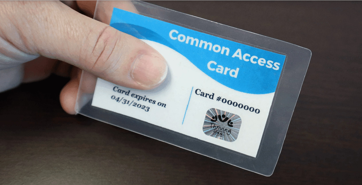 The Common Access Card, a new program offered by the Skills Centre Family Action Network